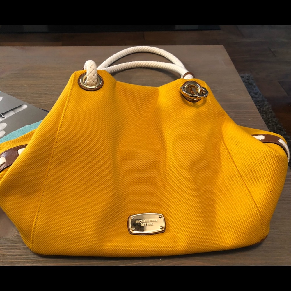 Michael Kors Large Yellow Marina Bag